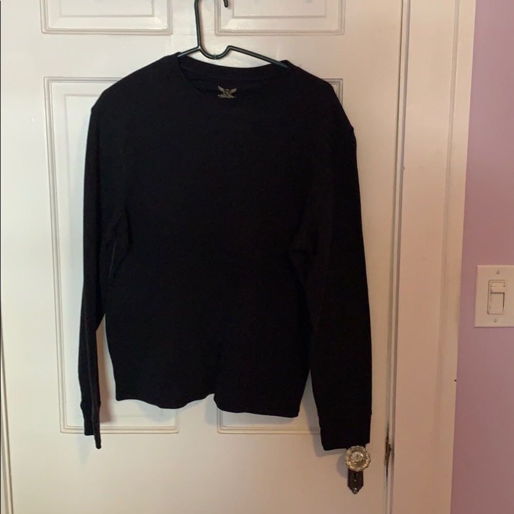 XL Black Faded Glory Insulated Long Sleeve Tee